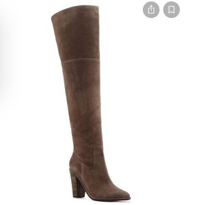 VINCE CAMUTO - Lorrey suede Over the Knee Boots
